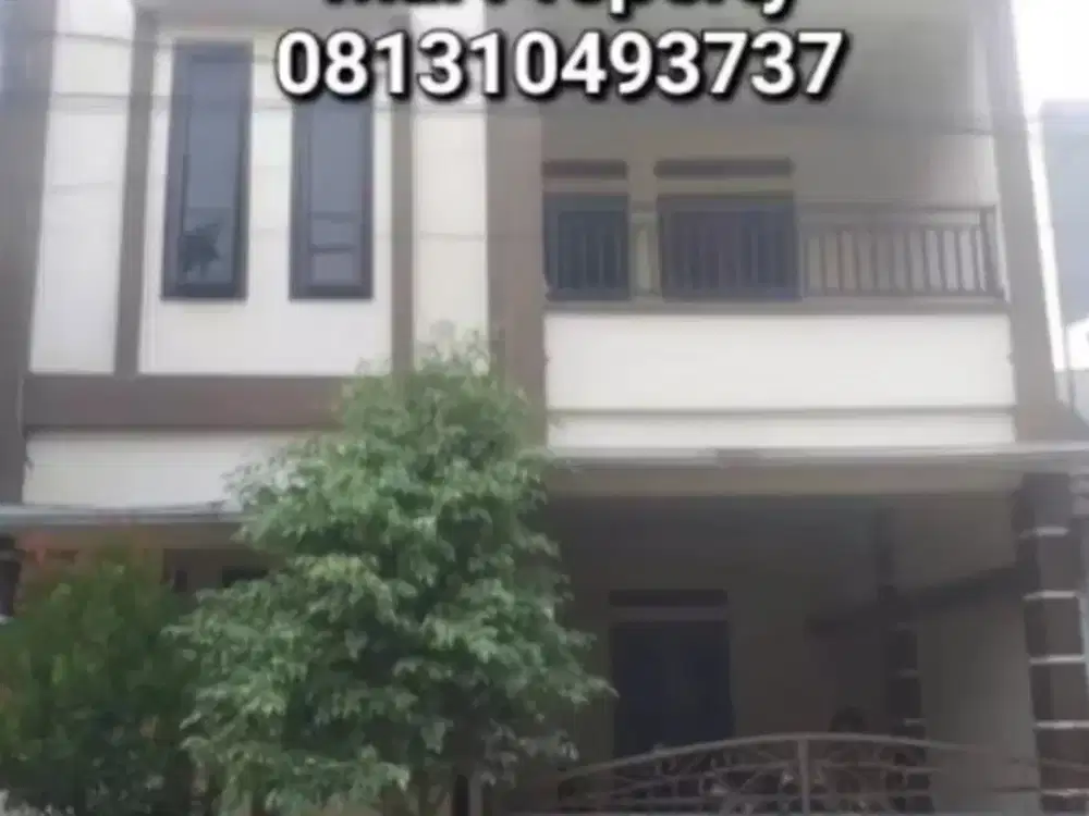 Dijual rumah 2,5 lantai di Villa Mahkota Pesona, Bogor