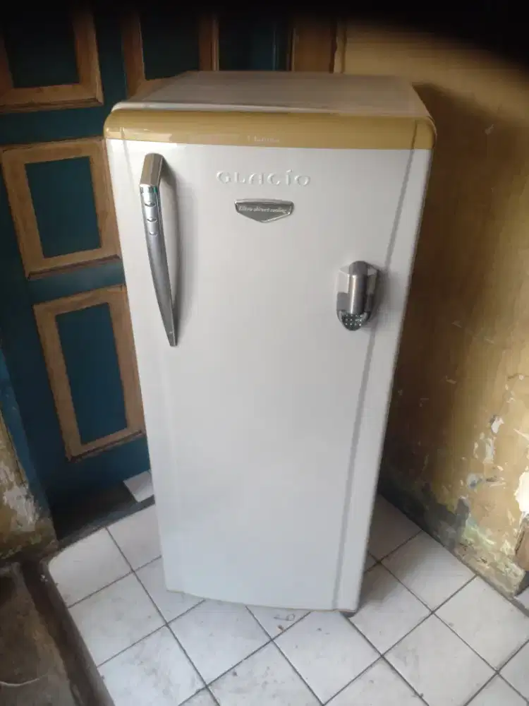 Jual kulkas Toshiba Glacio 1 pintu mesin ori dingin beku normal