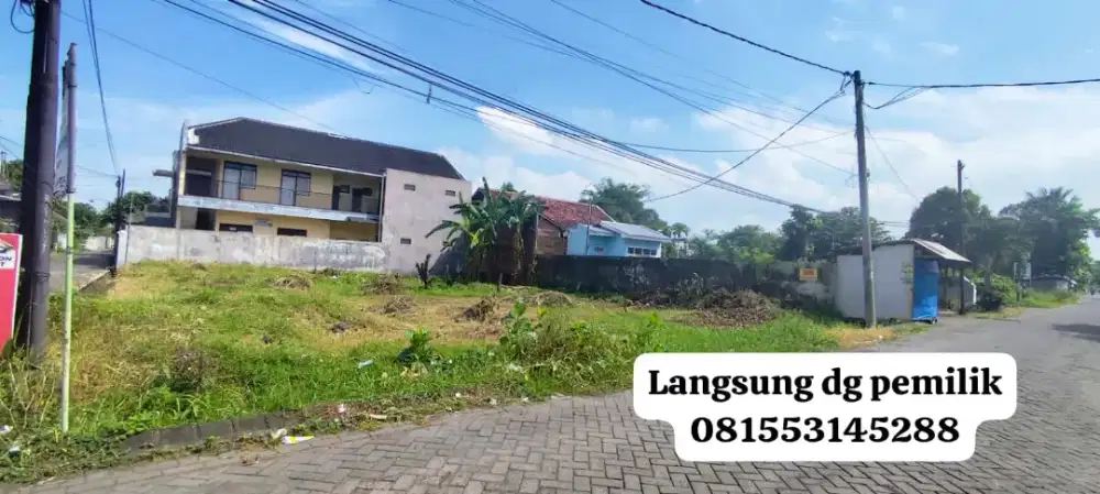 JUAL TANAH LOKASI STRATEGIS -/+ 50 m DARI ROXY SUPERMARKET JEMBER
