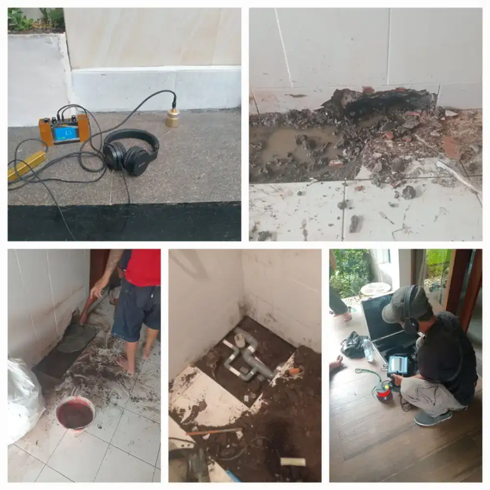 Jasa deteksi pipa bocor.servise pipa bocor bali