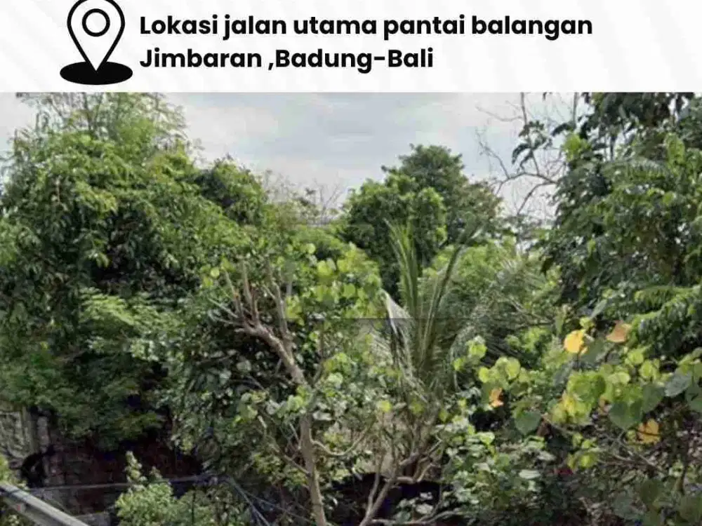 DIJUAL TANAH DENGAN BANGUNAN VILLA HITUNG HARGA TANAHNYA SAJA