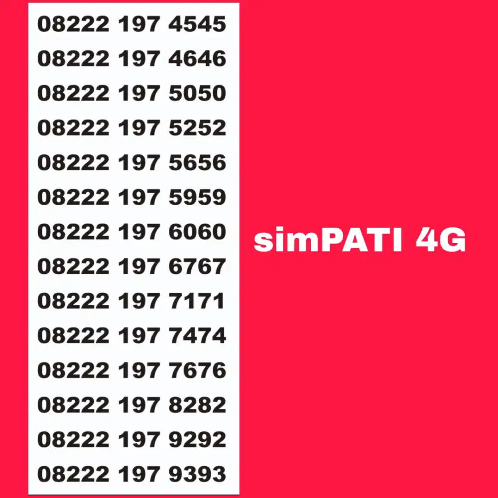 Nomor cantik telkomsel abab murah