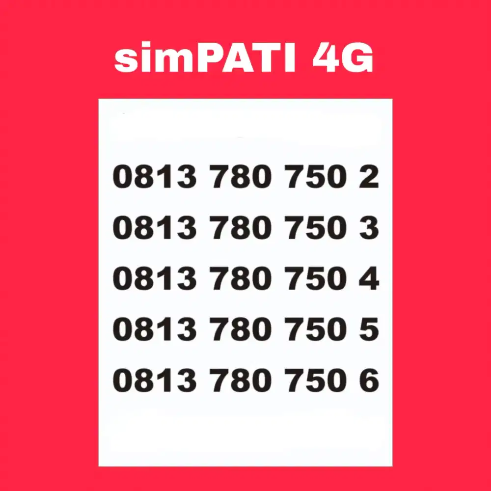 Nomor cantik simpati murah