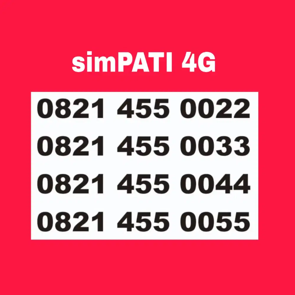 Nomor cantik telkomsel rapi murah