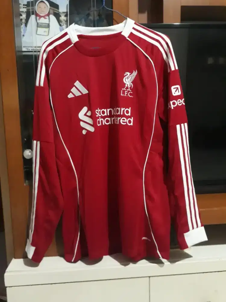 Jersey liverpool long sleeve 2025/2026