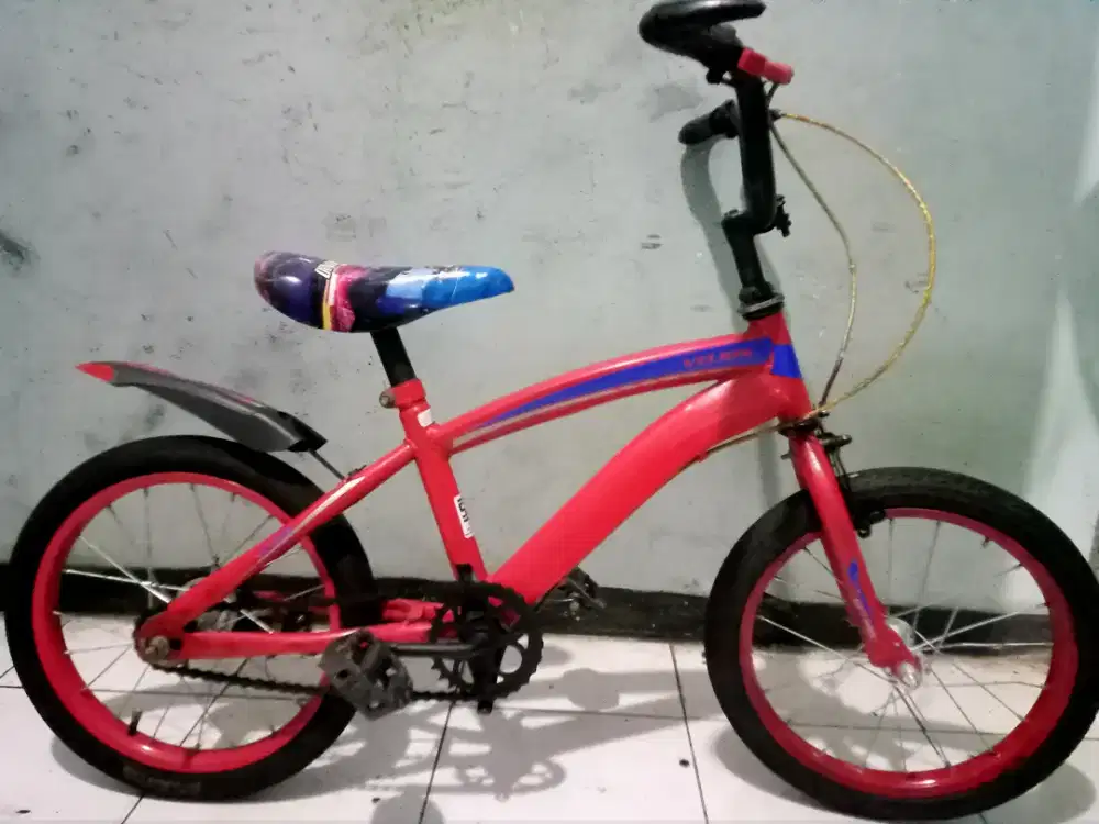Dijual sepeda BMX merk VELION ring 16 kondisi masih bagus Keker normal