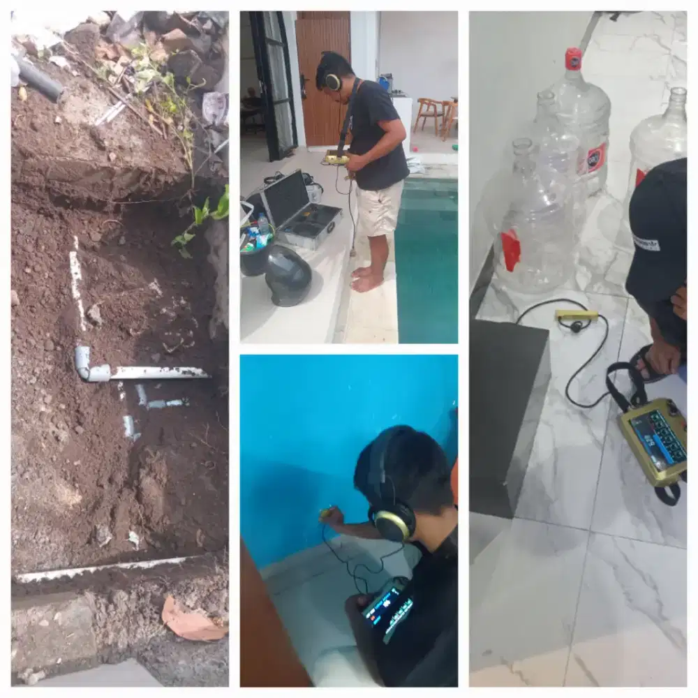 Deteksi pipa bocor.servise pipa bocor.instalasi water heater