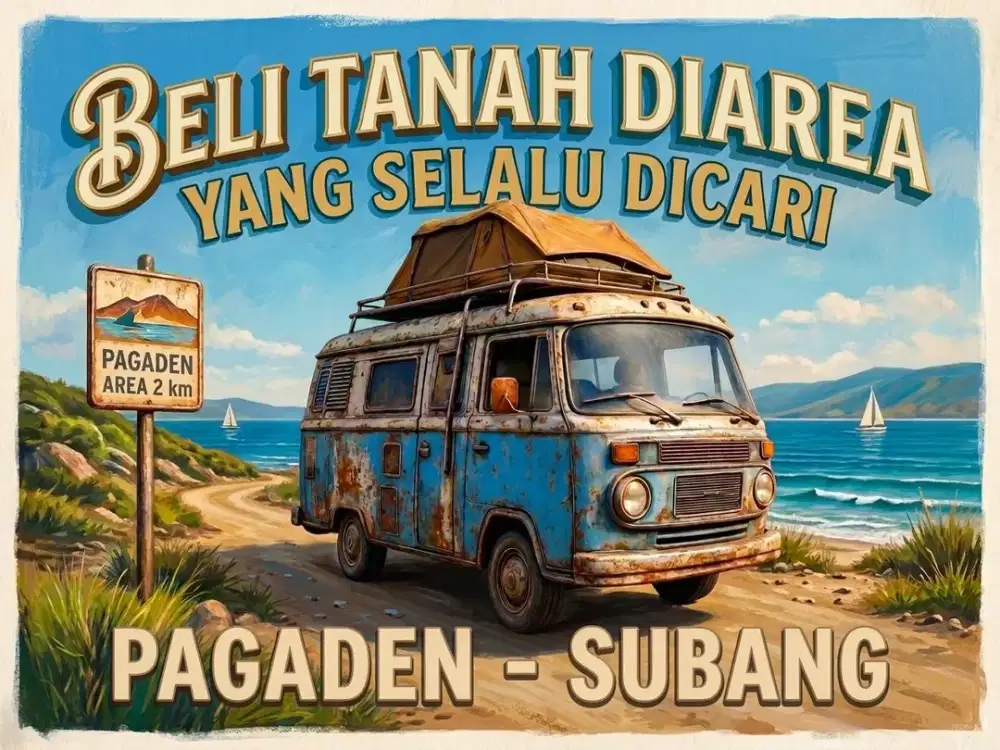 JUAL TANAH DI PAGADEN, SUBANG, JAWA BARAT.