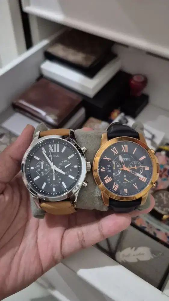 Dijual jam tangan guess & fossil