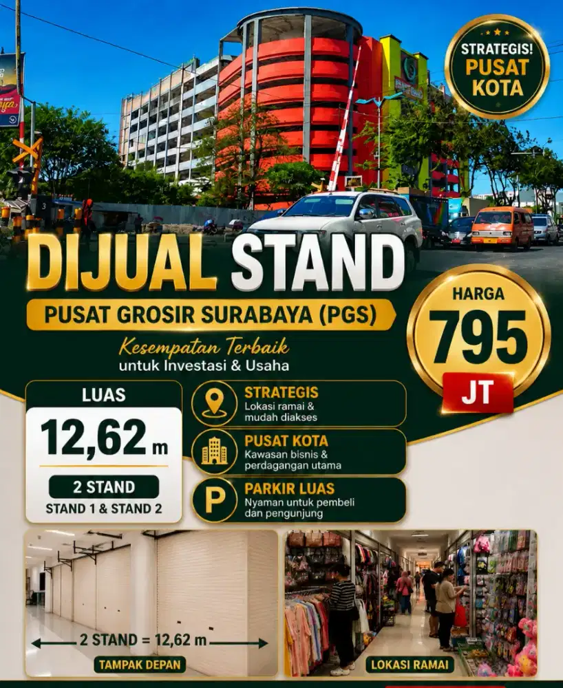 JUAL STAND PUSAT GROSIR SURABAYA PGS