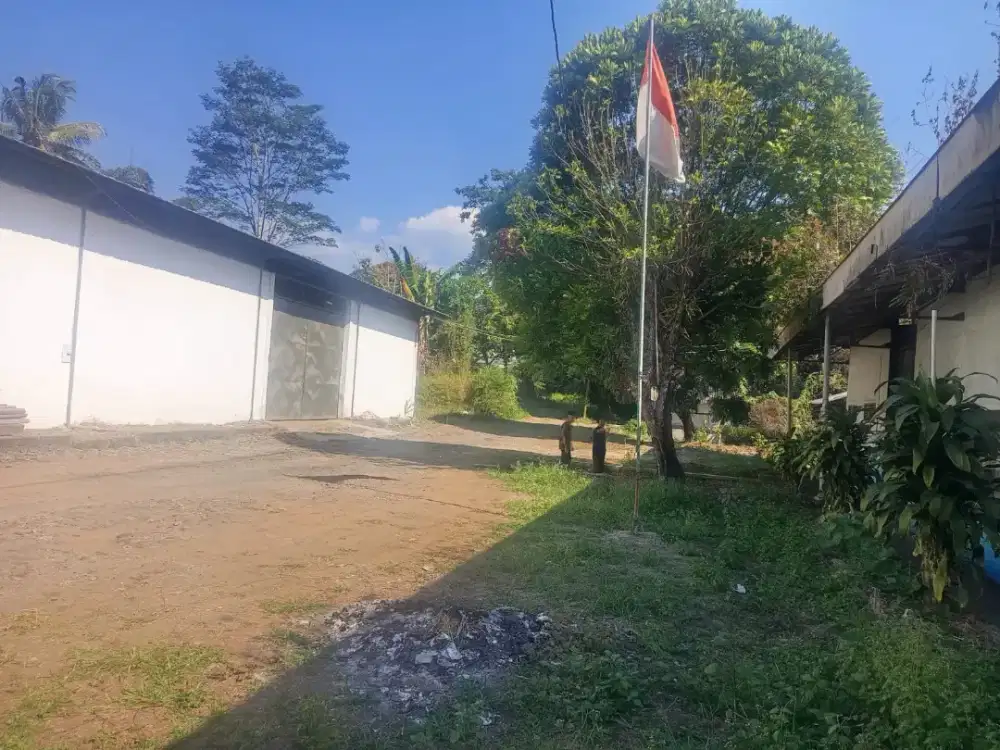Disewakan gudang luas bangunan 225 meter persegi