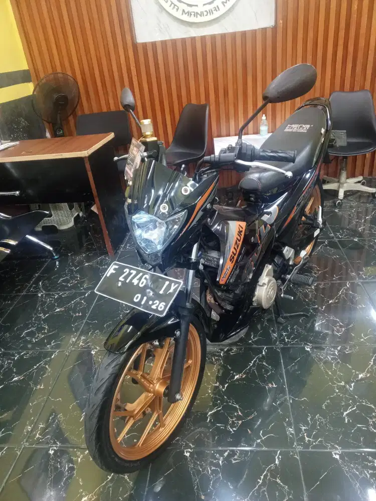 SATRIA FU 150 2016. GREESS ISTIMEWA. SS LENGKAP, PJK OFF 2024.. NEGO.