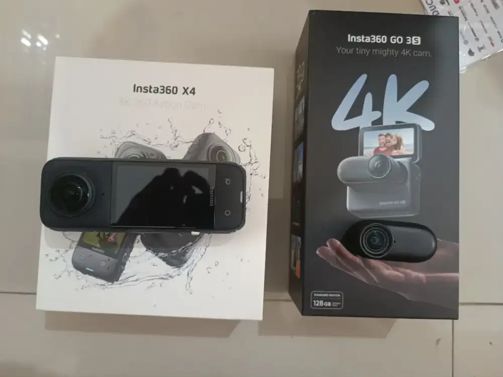 Insta 360 X4 & Go 3s