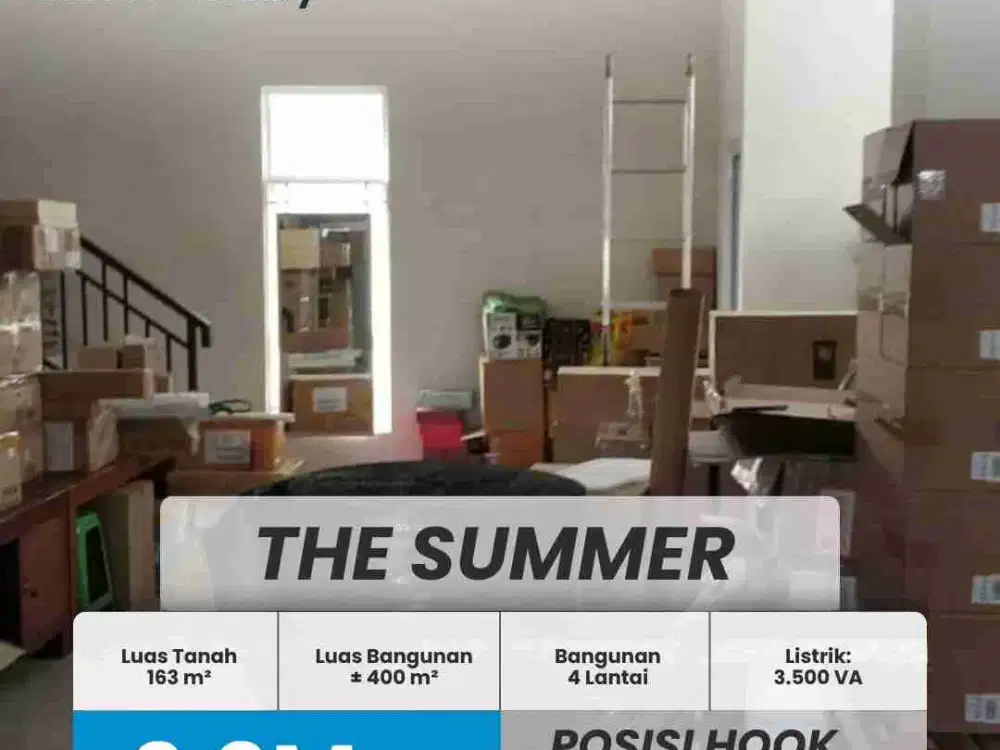 DIJUAL RUKO THE SUMMER, BATAM CENTER