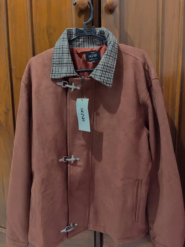 jaket pria mix flannel BARU (bisa nego)