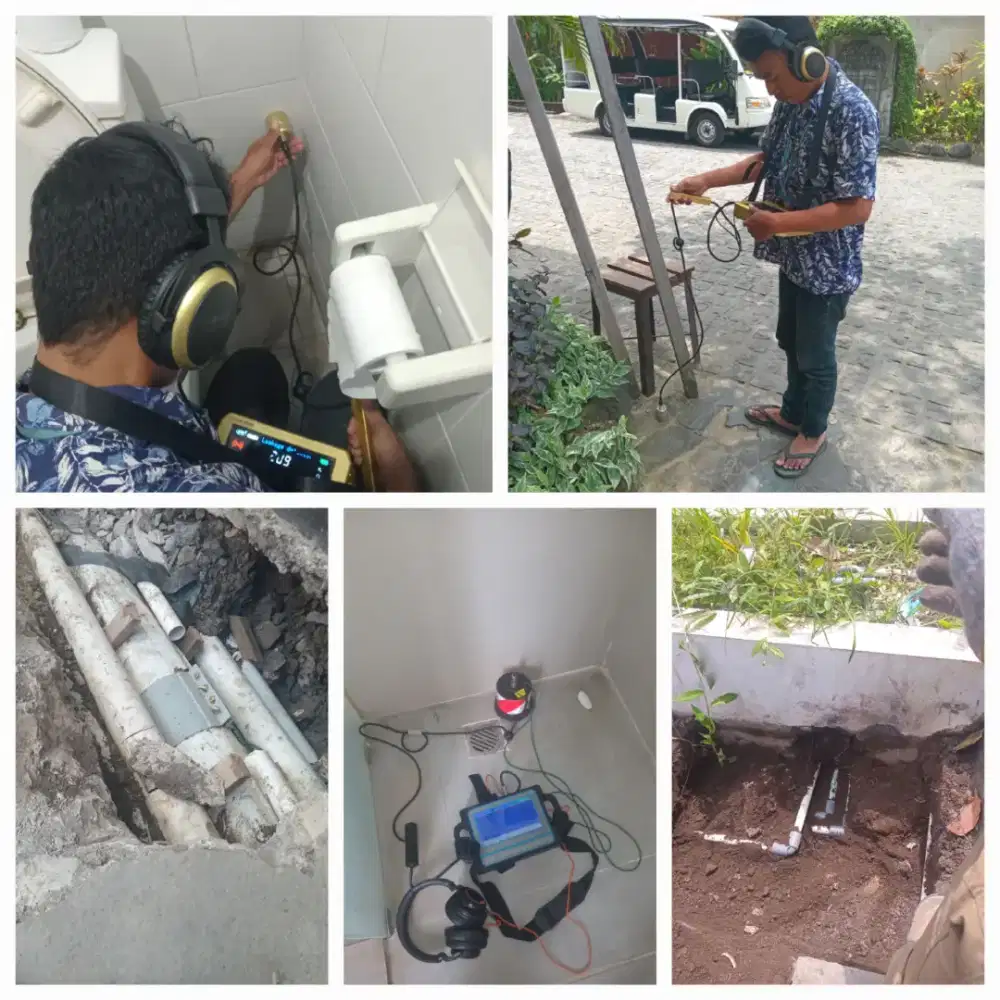 Deteksi pipa bocor.servise pipa bocor.instalasi water heater