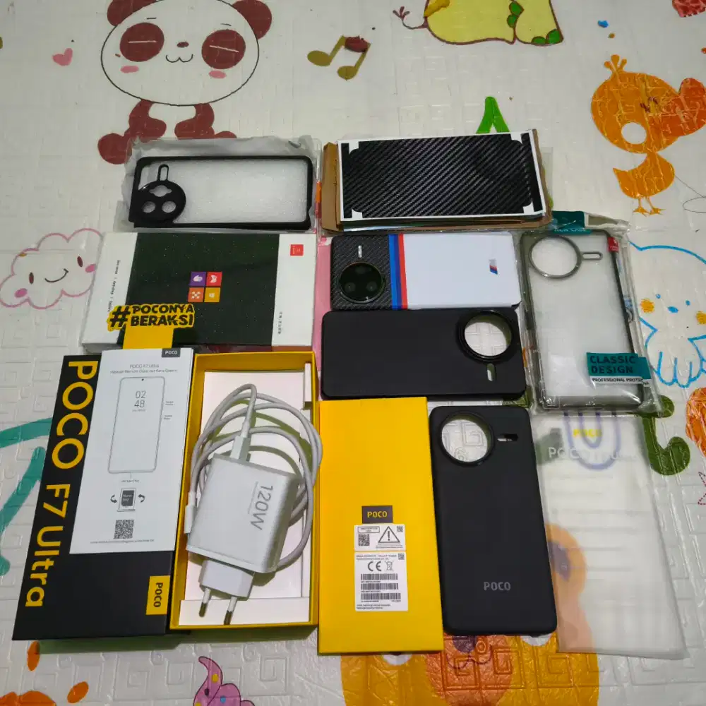 Poco F7 ultra 12/256 black like new garansi panjang bkn x7 x8 pro max