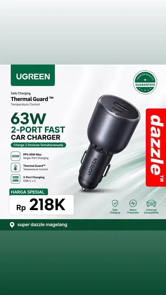 Saver ugreen 63 watt black