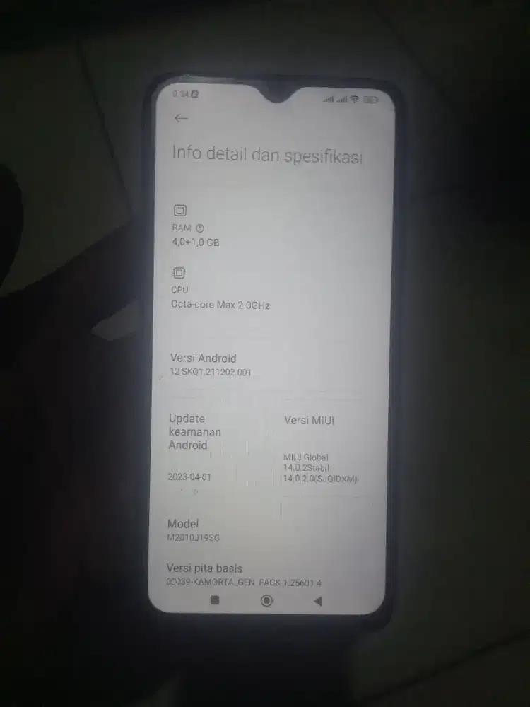 Redmi 9T ram 4+1/64