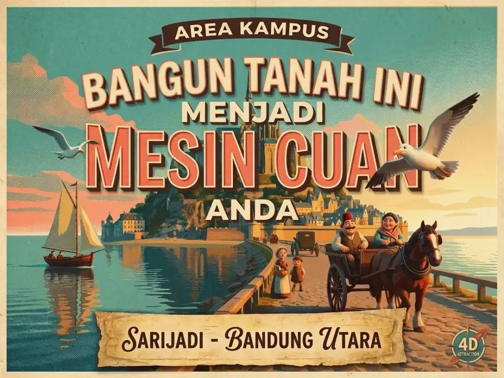 JUAL TANAH DI SARIJADI, SETRADUTA, PASTEUR, BANDUNG KOTA.