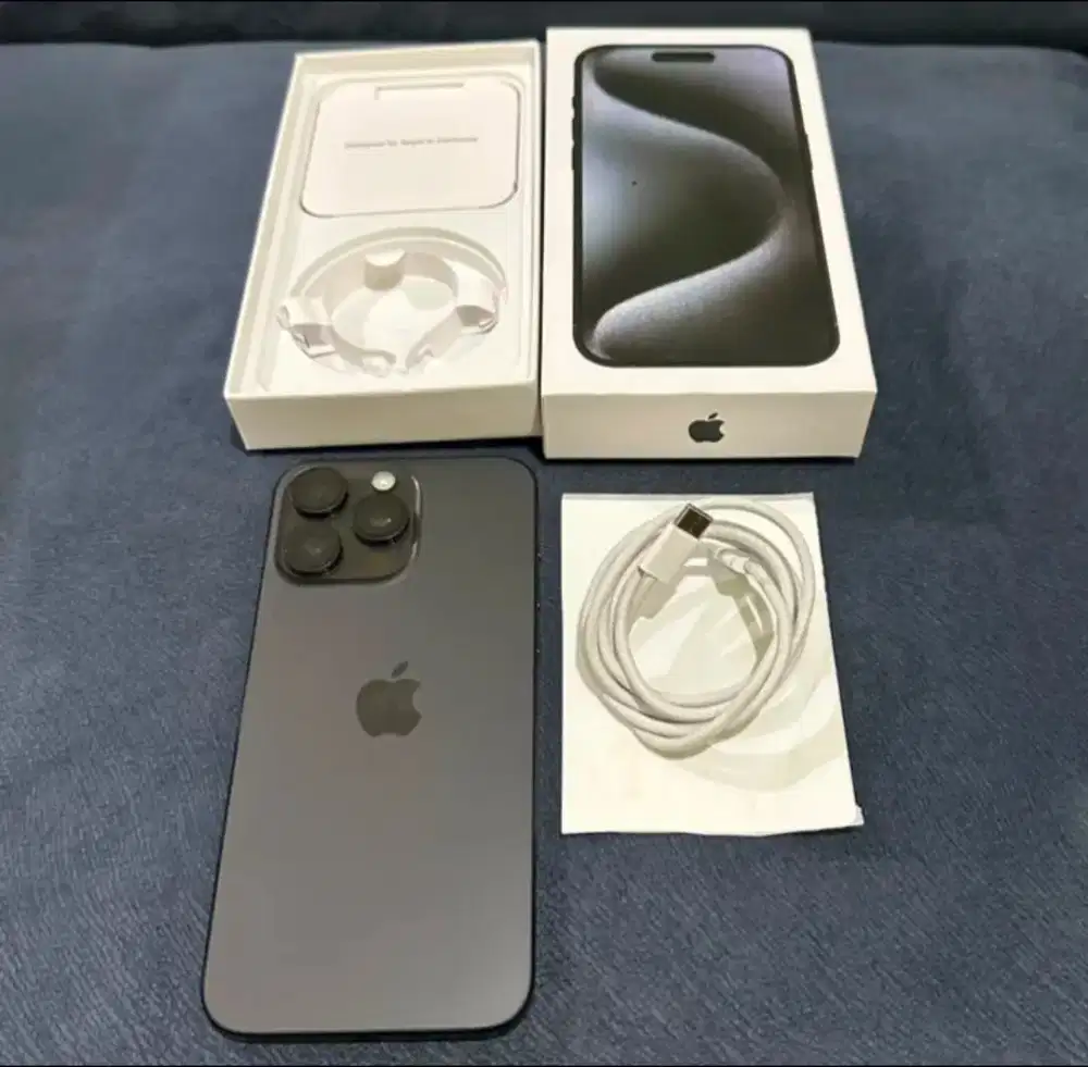 Iphone 15 Pro Max 256GB Black Ex Inter All OP TERMURAH Sedunia Hehe