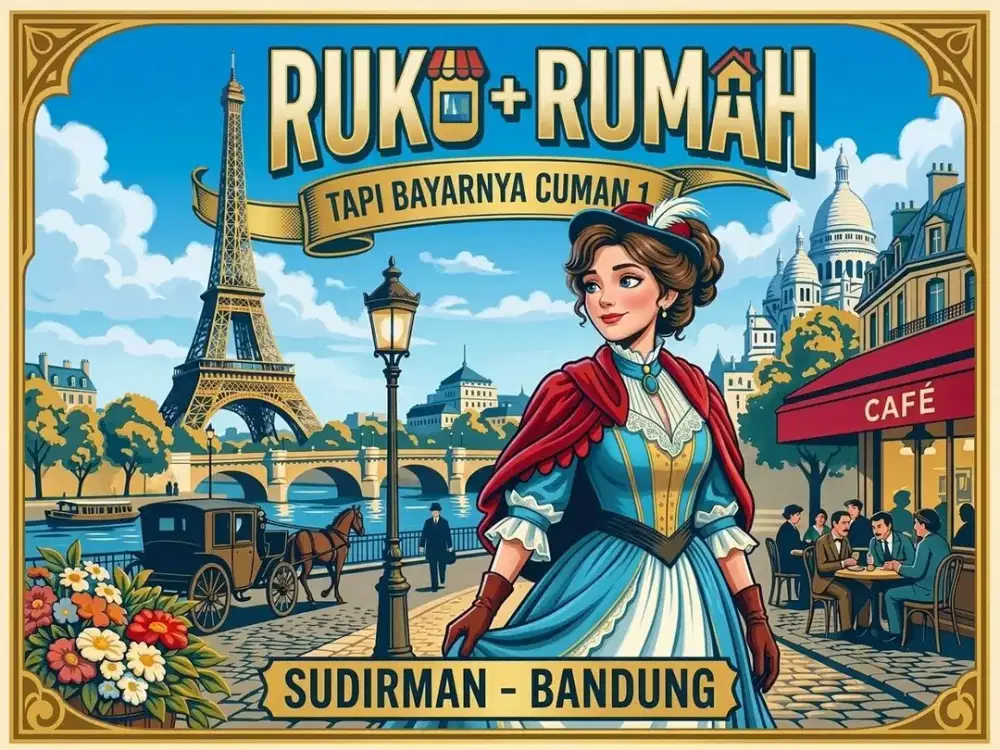 JUAL RUKO DI JAMIKA, SUDIRMAN, BANDUNG KOTA.