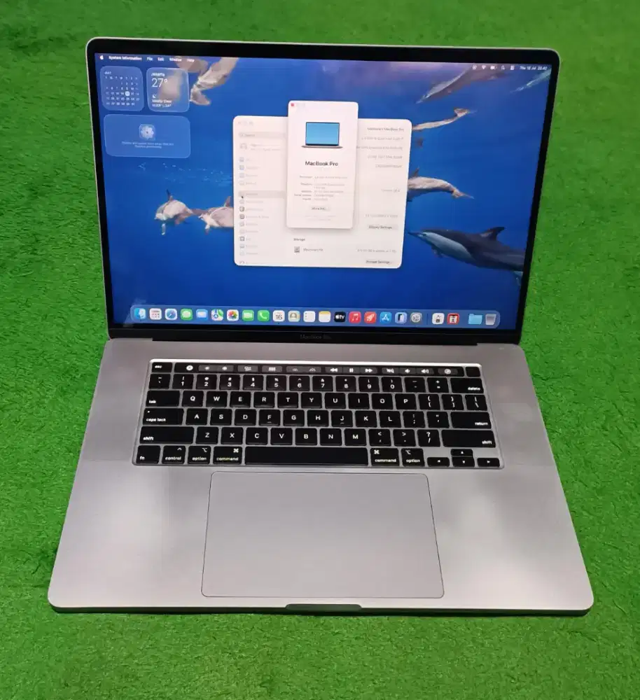 Apple MacBook Pro 2019 16inch i7 32/1 TB Grey Touchbar Dual VGA Murah