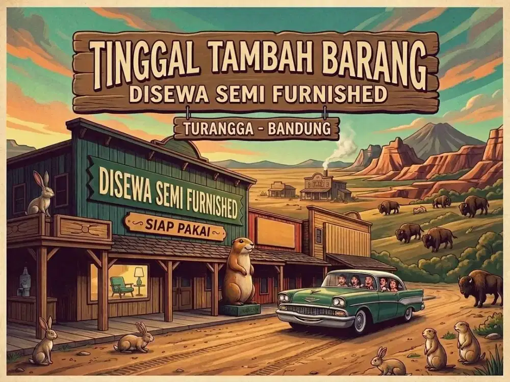 SEWA RUMAH DI TURANGGA, BUAH BATU, BANDUNG KOTA.