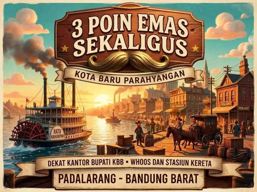 JUAL TANAH DI NGAMPRAH, PADALARANG, KOTA BARU PARAHYANGAN, BANDUNG BARAT