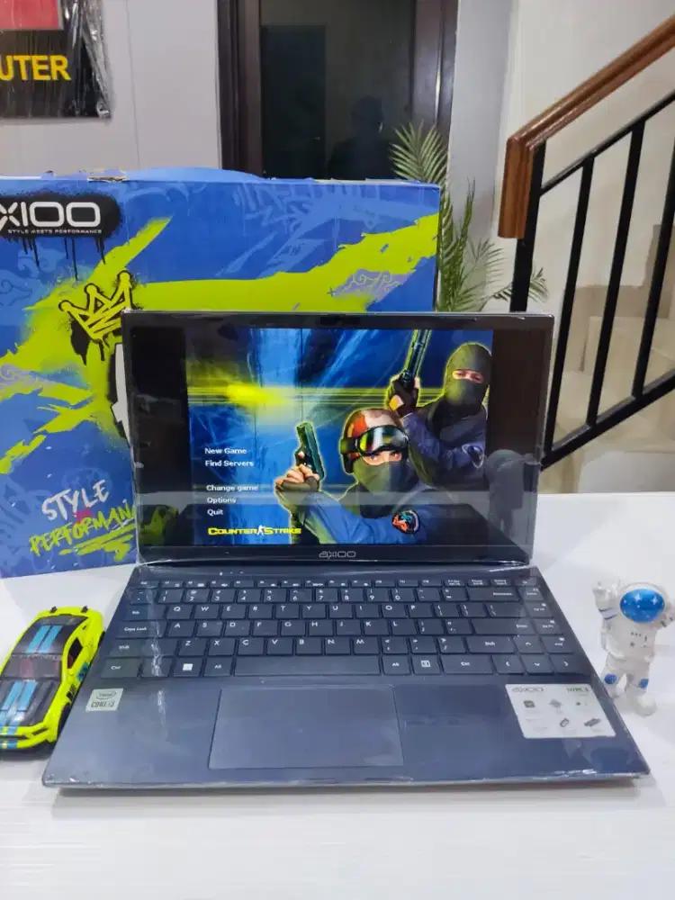 Laptop SuperSlim Like New Fullset Axioo Hype 3 Siap Pakai