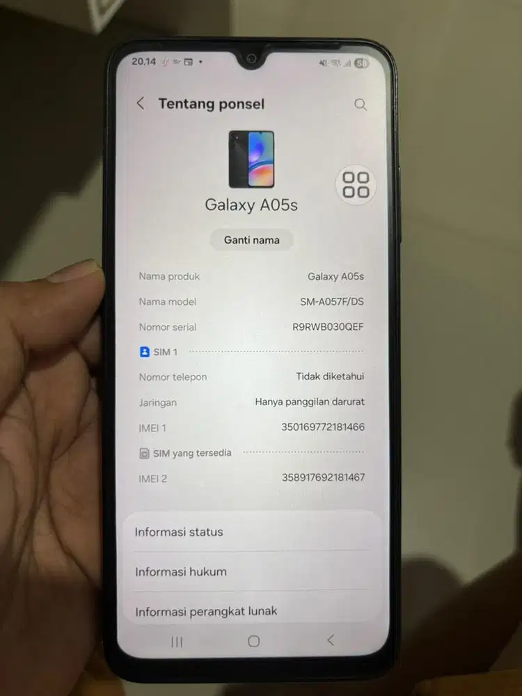 Samsung A05s ori
