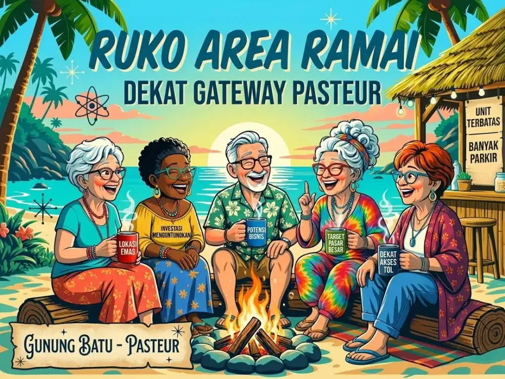 JUAL SEWA RUKO DI GUNUNG BATU, PASTEUR, CICENDO, BANDUNG KOTA.