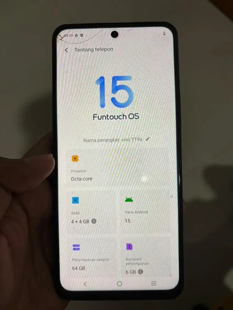 Hp Vivo Y19s second