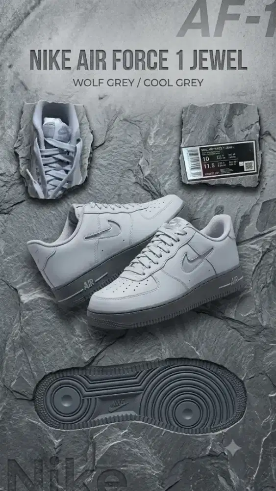 Nike Air Force 1 Jewel BNIB legit