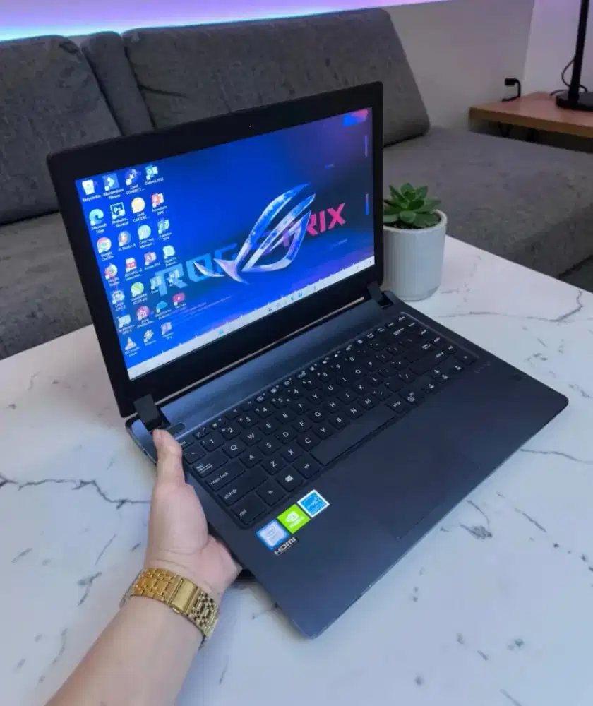 Laptop Design ASUS Pro Core i7 Ram 8gb Ssd+Hdd Dual Vga COD