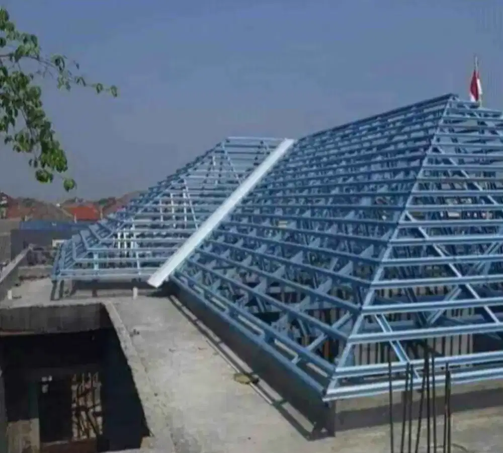 Baja ringan atap rumah Atap genteng metal pasir terpasang murah