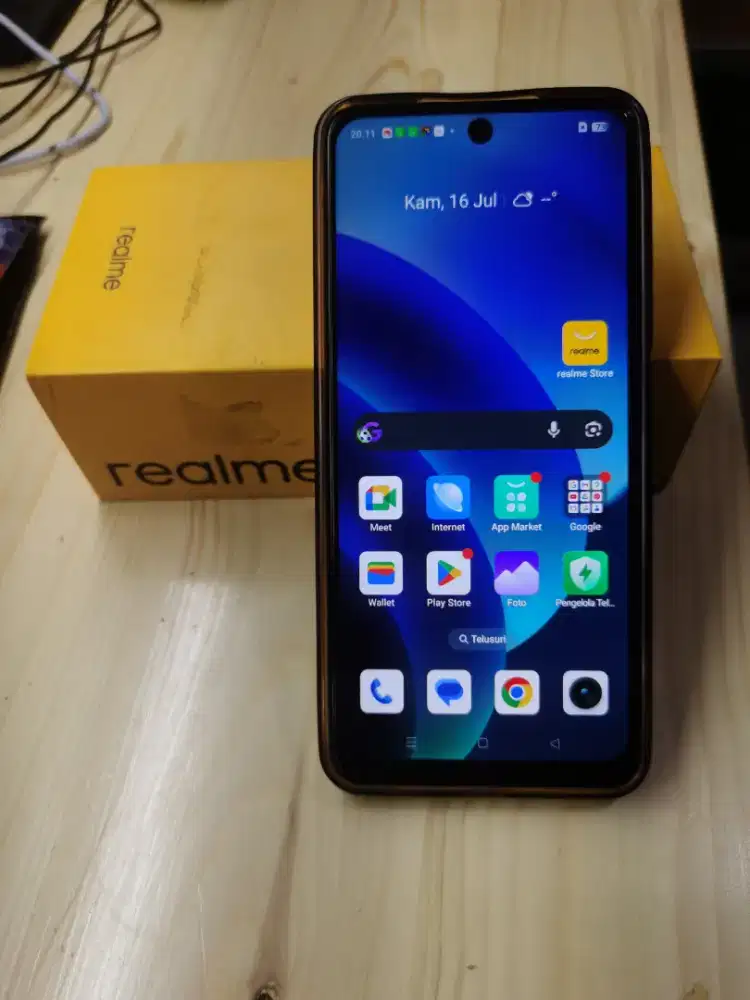 Realme c55 RAM 8+16/256 fullset normal