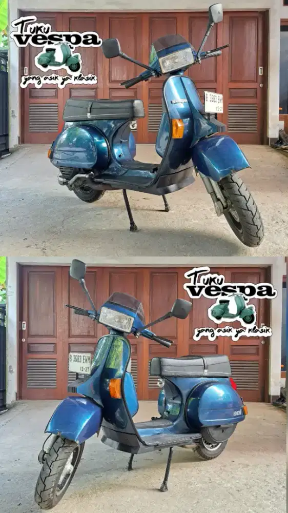 Vespa Excel biru original murah