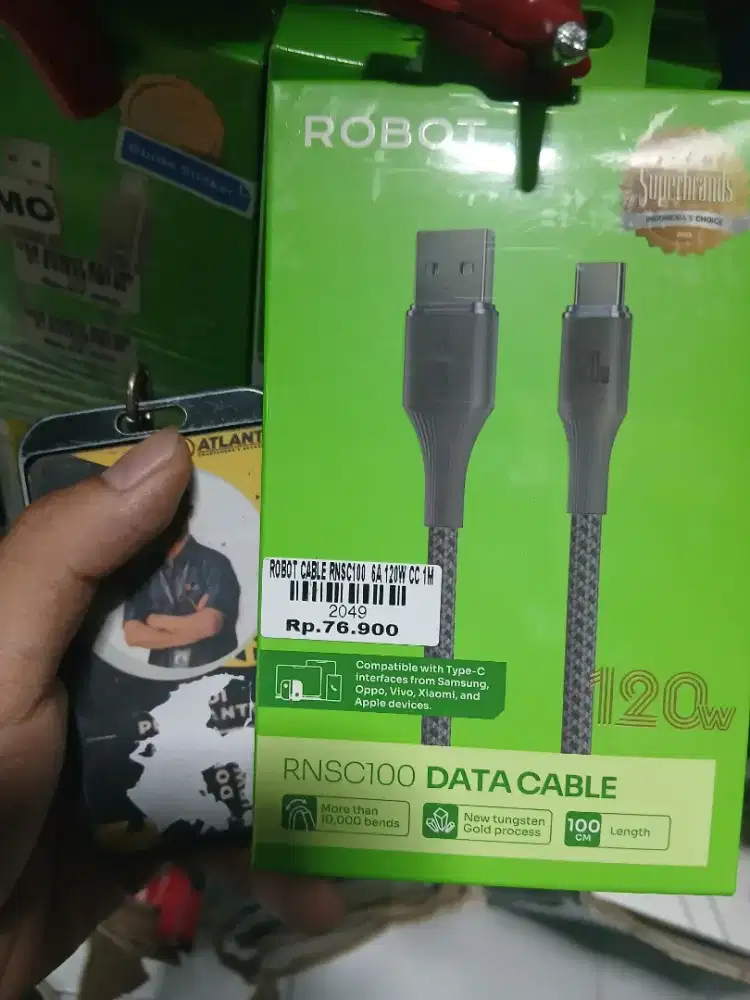 ROBOT CABLE RNSC100 6A 120W CC 1M
ATLANTIS DAHSYAT
