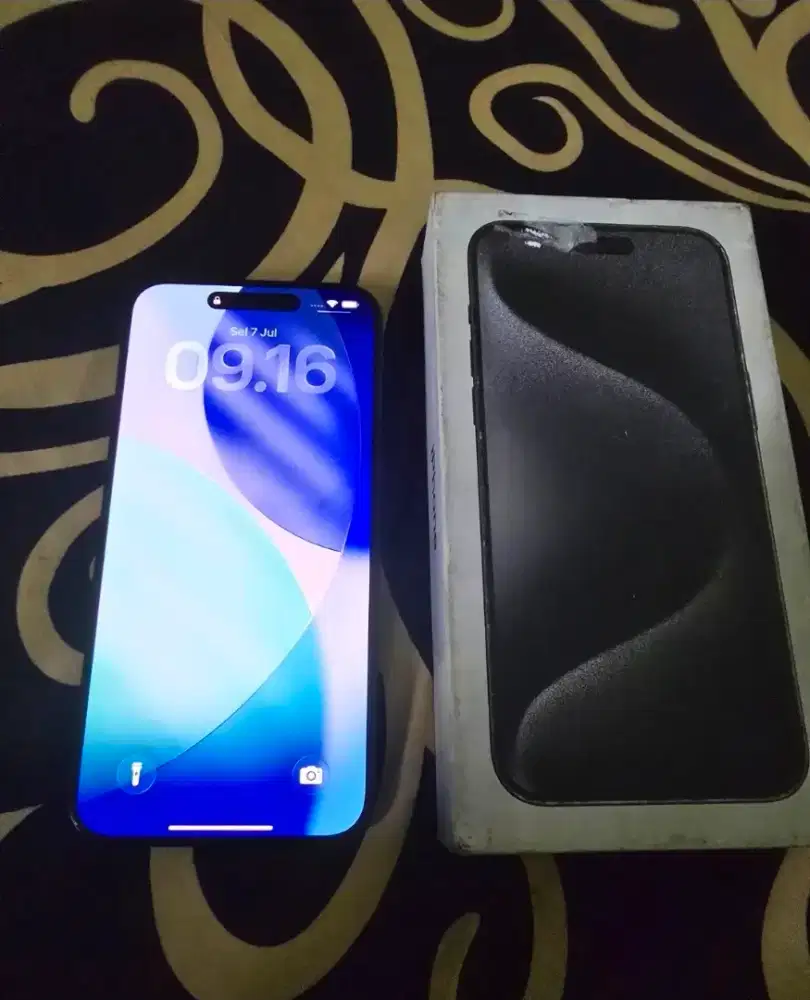Jual iphone 15promax ibox 256gb bh 87% warna black