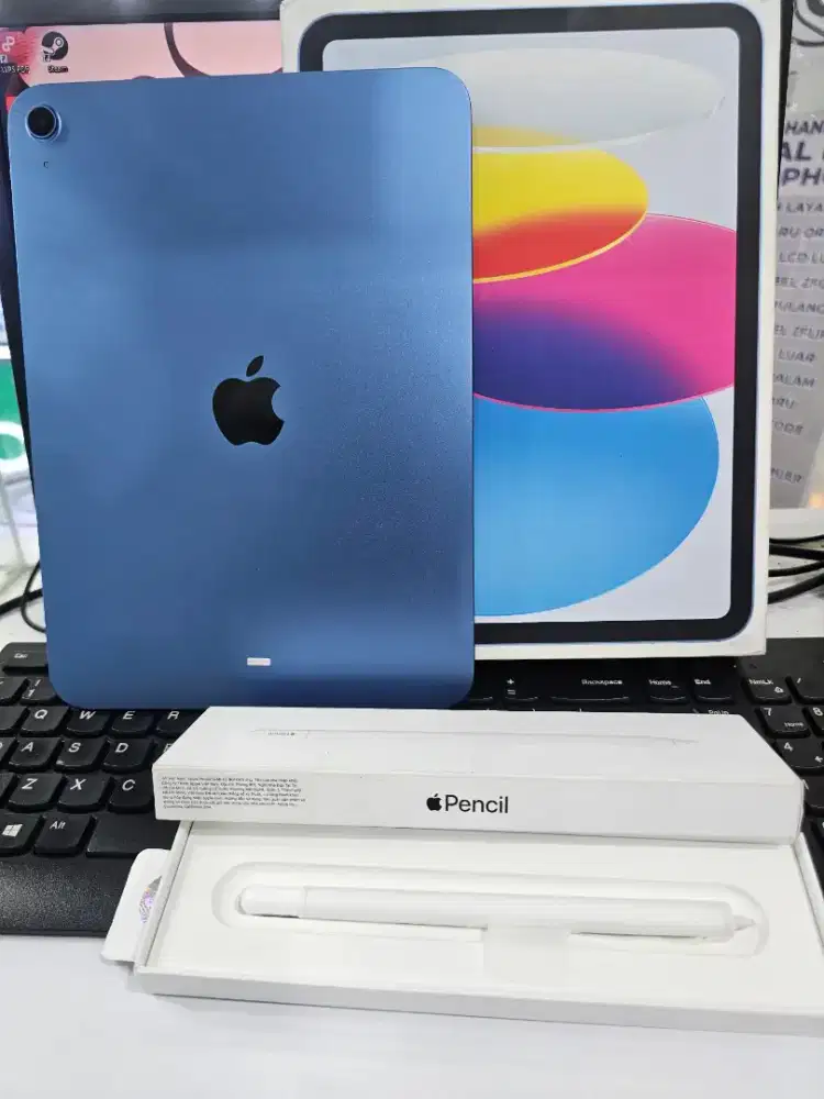 Ipad gen 11 128gb ibox plus apple pensil gen 3 bisa tukar tambah