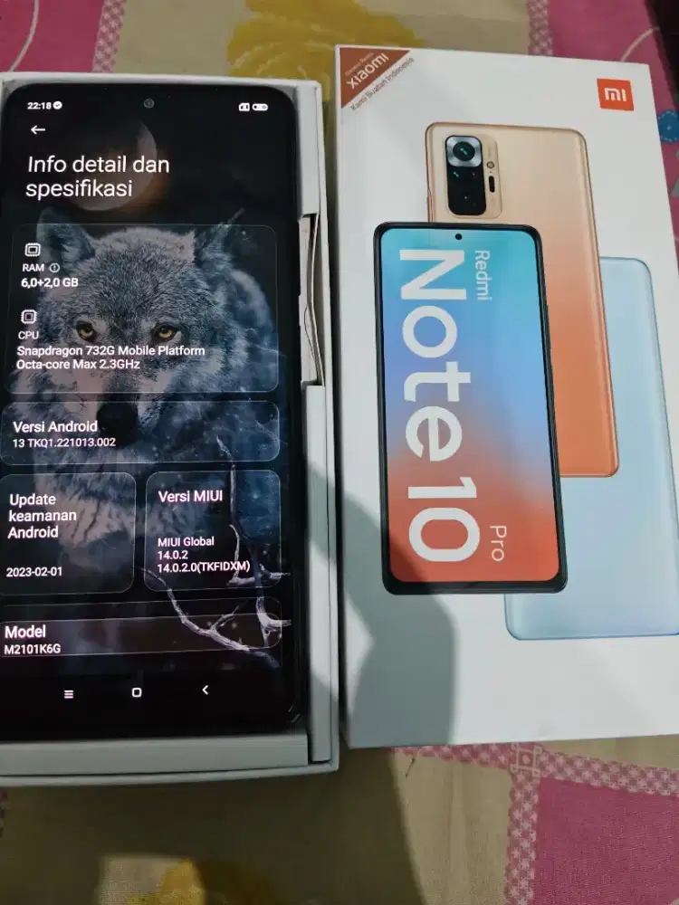 Xiaomi redmi note 10 pro 6/128