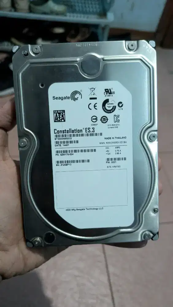 Hardisk Seagate SATA 3TB performa 100%