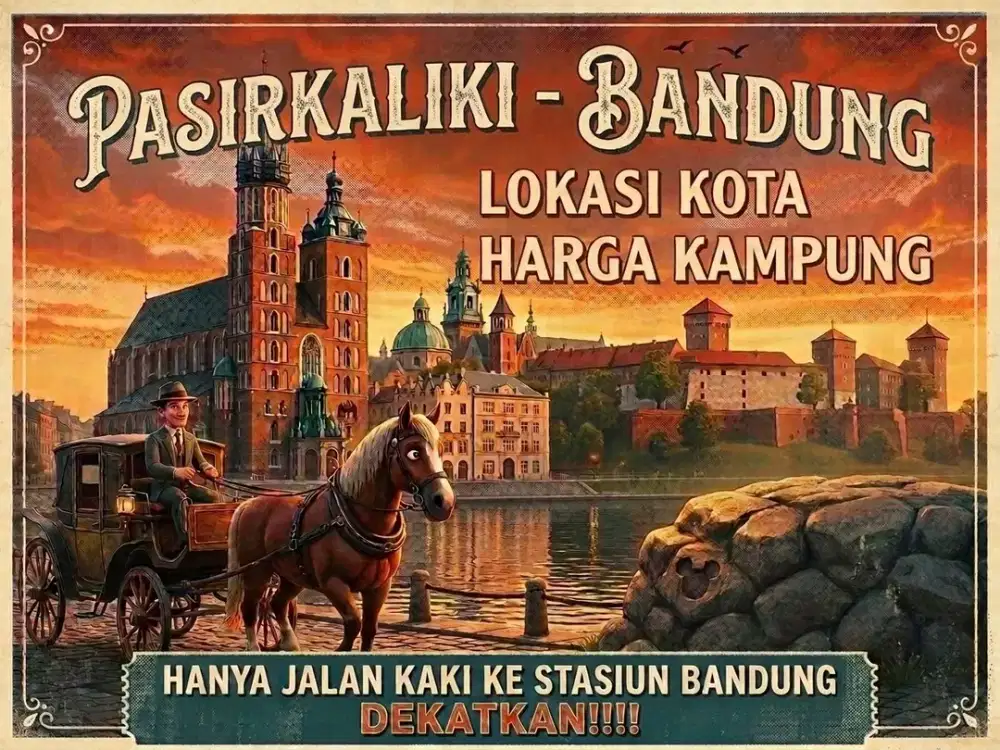 JUAL TANAH DI PASIRKALIKI, CICENDO, BANDUNG KOTA.