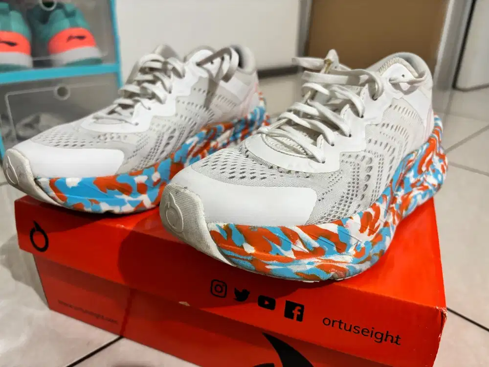 Jual sepatu Ortuseight Hyperblast Encore White/ Camo Size 40