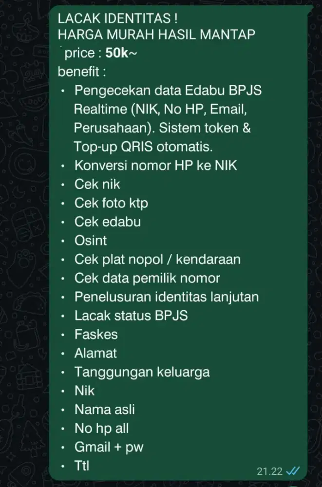OPEN JASA CARII