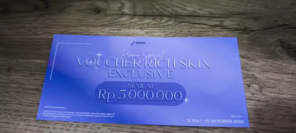 Dijual voucher Dermapro