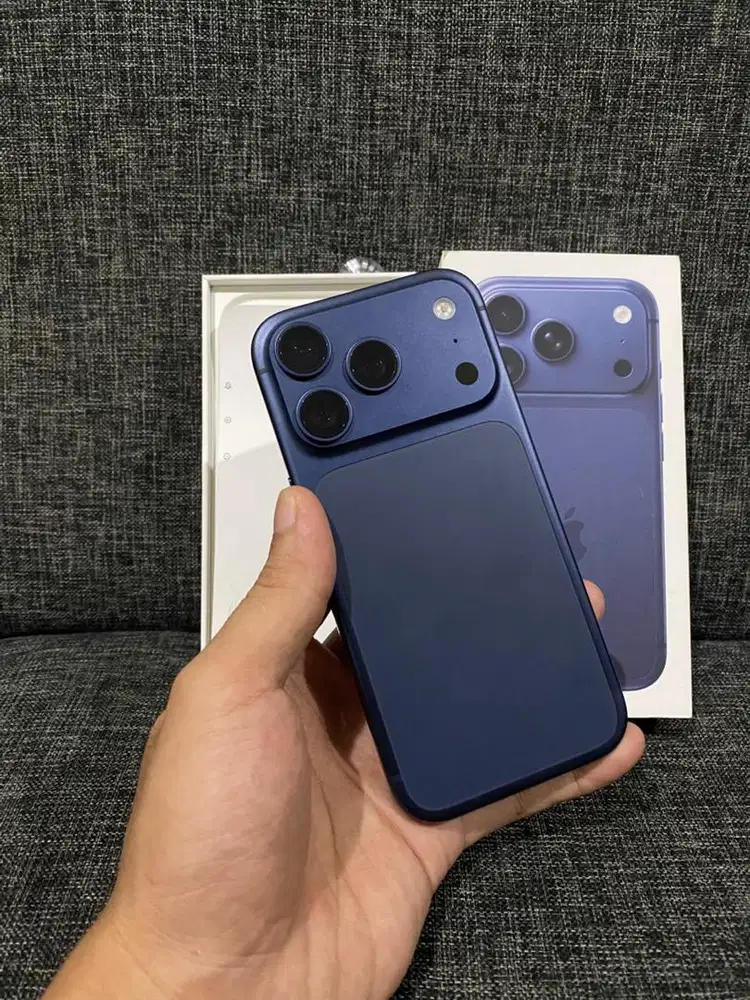 Iphone 17 pro 256gb iBox bh 100% cc 70X full original deep blue bisa