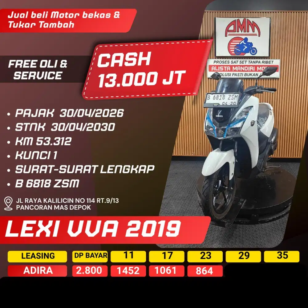 LEXI 2019 SPAYLATER KREDIVO INDODANA CC 0% CASH ONLY ALISTA