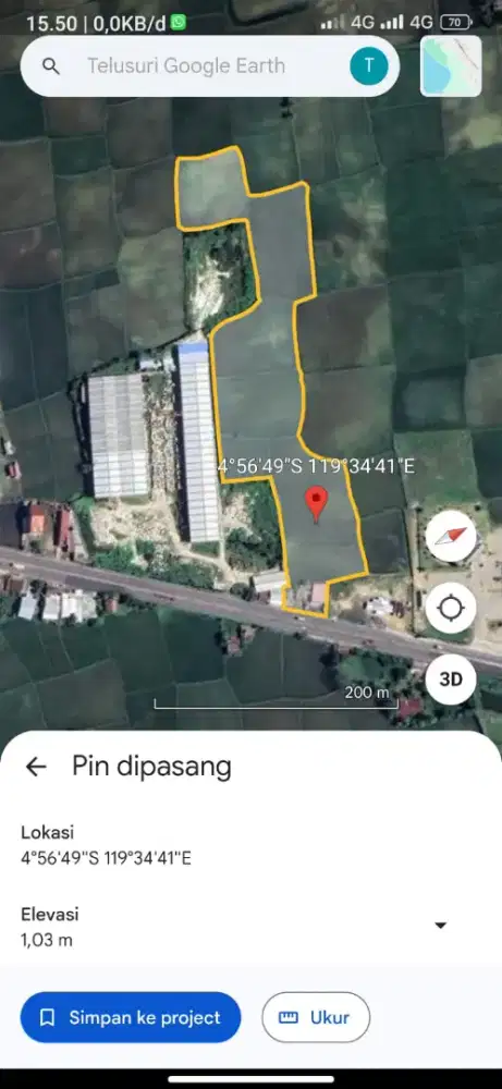 Dijual lahan daerah maros